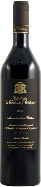 Вино Chateau La Tour de L'Eveque, "Noir & Or", Cotes de Provence AOC, 2004