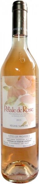 Вино Chateau La Tour de L'Eveque, "Petale de Rose", Cotes de Provence AOC, 2013