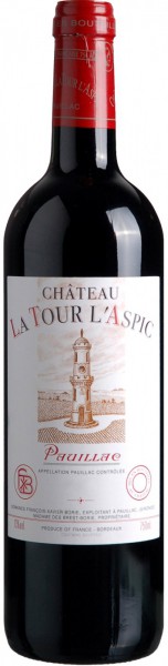 Вино Chateau La Tour l’Aspic, Pauillac AOC, 2008