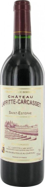 Вино Chateau Laffitte-Carcasset, Saint-Estephe AOC, 2007
