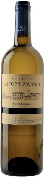 Вино "Chateau Lafont Menaut" Blanc, Pessac-leognan AOC, 2015