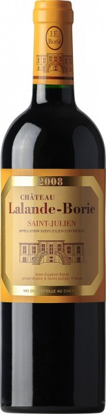 Вино Chateau Lalande Borie, Saint-Julien AOC, 2008, 0.375 л