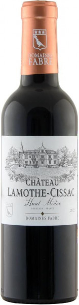 Вино "Chateau Lamothe-Cissac" Cru Bourgeois, Haut-Medoc AOC, 2015, 375 мл