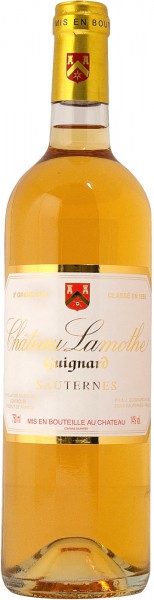 Вино Chateau Lamothe Guignard, Sauternes AOC 2-me Grand Cru Classe, 2007
