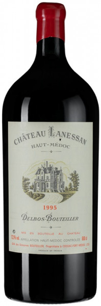 Вино Chateau Lanessan, Cru Bourgeois Haut-Medoc AOC Rouge, 1995, 6 л