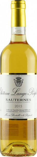 Вино Chateau Lange-Reglat, Sauternes AOC, 2015