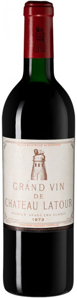 Вино Chateau Latour, Pauillac AOC 1-er Grand Cru Classe, 1973, 0.73 л