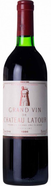 Вино Chateau Latour, Pauillac AOC 1-er Grand Cru Classe, 1986