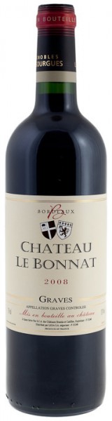 Вино Chateau Le Bonnat, Graves AOC Rouge, 2008