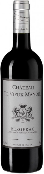 Вино Chateau Le Vieux Manoir, Bergerac AOC, 2018