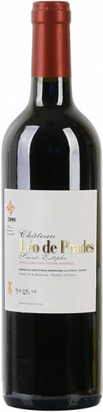 Вино Chateau Leo de Prades, Saint-Estephe AOC, 2012