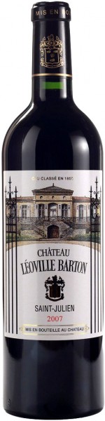 Вино Chateau Leoville Barton, Saint-Julien AOC, 2007, 1.5 л