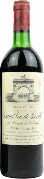 Вино Chateau Leoville Las Cases, Saint-Julien AOC 2-eme Grand Cru Classe, 1986