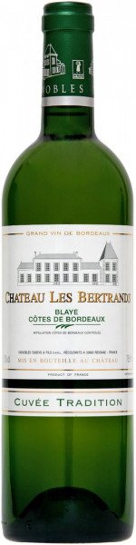 Вино "Chateau Les Bertrands" Blanc, Cuvee Tradition, 2016