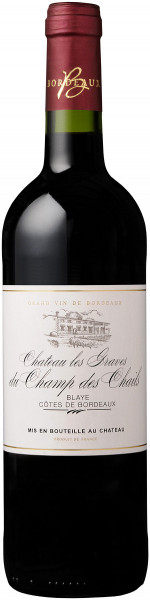 Вино Chateau Les Graves Du Champ des Chails, Blaye Cotes de Bordeaux AOC, 2015