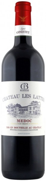 Вино "Chateau Les Lattes" Cru Bourgeois, Medoc AOC
