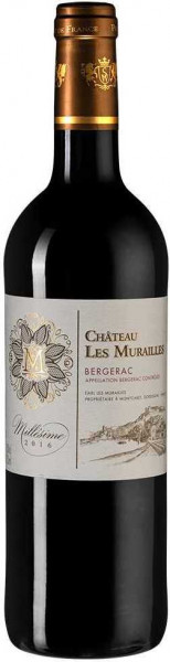 Вино Chateau les Murailles, Bergerac AOC, 2016
