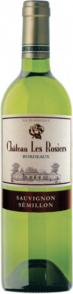 Вино "Chateau Les Rosiers" Blanc, Bordeaux AOC, 2022