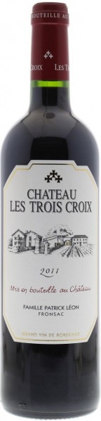 Вино Chateau Les Trois Croix, Fronsac AOC, 2011