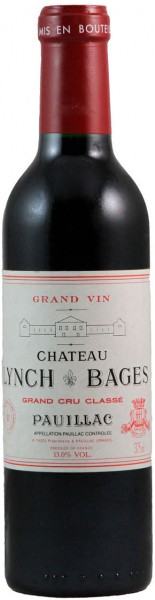 Вино Chateau Lynch Bages Pauillac AOC 5-eme Grand Cru Classe, 2007, 0.375 л