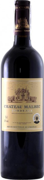 Вино Chateau Malbec, Bordeaux AOC