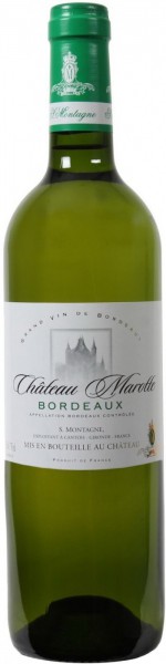 Вино Chateau Marotte, Bordeaux AOC, 2014