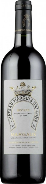 Вино Chateau Marquis d'Alesme Becker, Margaux AOC 3-me Grand Cru Classe, 1998