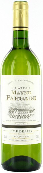 Вино Chateau Mayne Pargade, Bordeaux AOC, 2011