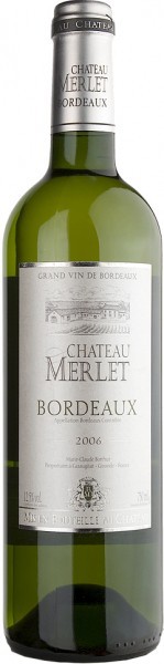 Вино Chateau Merlet, Bordeaux AOC, 2006