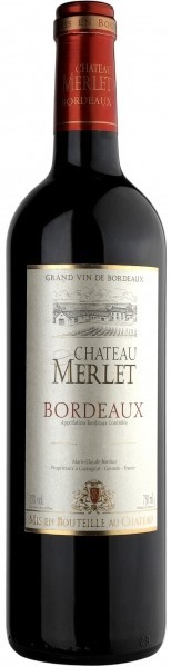 Вино Chateau Merlet, Bordeaux AOC Rouge, 2008