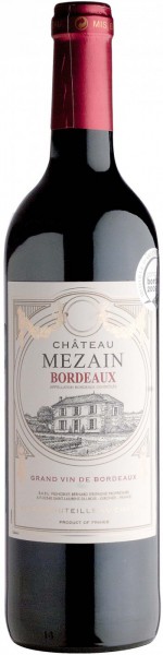 Вино Chateau Mezain, Bordeaux AOC, 2012