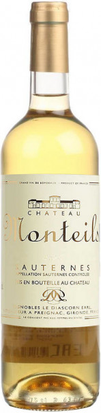 Вино Chateau Monteils, Sauternes AOC, 2010