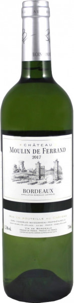 Вино Chateau Moulin de Ferrand, Bordeaux AOC, 2017