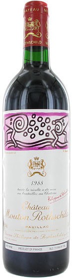 Вино Chateau Mouton Rothschild Pauillac AOC Premier Grand Cru Classe 1988