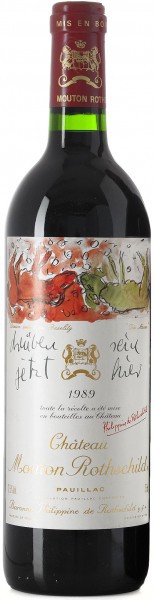 Вино Chateau Mouton Rothschild Pauillac AOC Premier Grand Cru Classe 1989