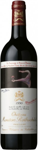Вино Chateau Mouton Rothschild, Pauillac AOC Premier Grand Cru Classe, 1990