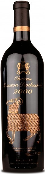 Вино Chateau Mouton Rothschild Pauillac AOC Premier Grand Cru Classe 2000, 1.5 л