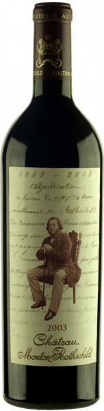Вино Chateau Mouton Rothschild, Pauillac AOC Premier Grand Cru Classe, 2003, 1.5 л