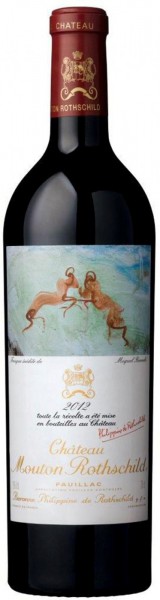 Вино Chateau Mouton Rothschild, Pauillac AOC Premier Grand Cru Classe, 2012