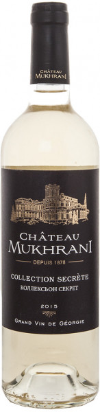 Вино Chateau Mukhrani, "Collection Secrete" Blanc, 2015