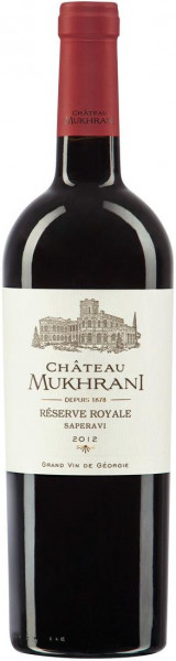 Вино Chateau Mukhrani, "Reserve Royale" Saperavi, 2012