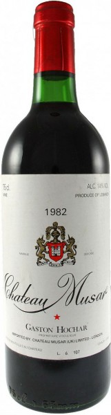Вино "Chateau Musar" Red, 1982