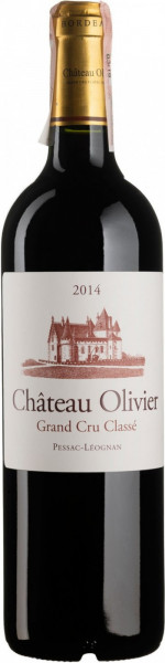 Вино "Chateau Olivier" Rouge, Grand Cru Classe de Graves Pessac-Leognan AOC, 2014