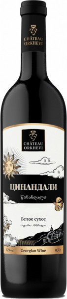 Вино "Chateau Orkhevi" Tsinandali