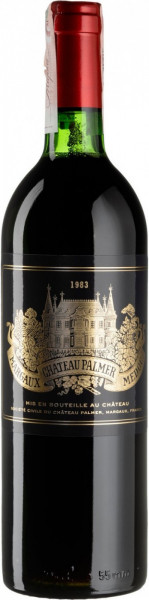 Вино Chateau Palmer, Margaux AOC 3-me Grand Cru Classe, 1983