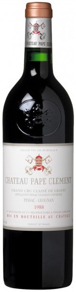 Вино Chateau Pape-Clement AOC Pessac-Leognan Grand Cru Classe de Graves 1988