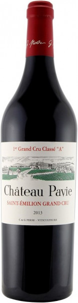 Вино Chateau Pavie, Saint Emilion AOC 1-er Grand Cru Classe, 2013