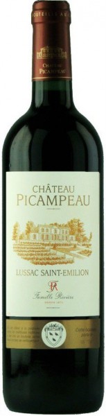 Вино Chateau Picampeau, Lussac Saint-Emilion AOC, 2009