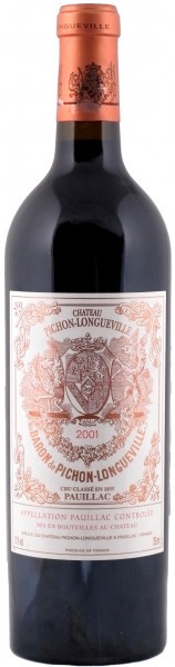Вино Chateau Pichon Longueville Baron Pauillac AOC 2-eme Grand Cru Classe, 2001