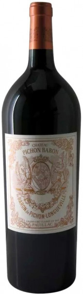 Вино Chateau Pichon Longueville Baron, Pauillac AOC 2-eme Grand Cru Classe, 2010, 1.5 л
